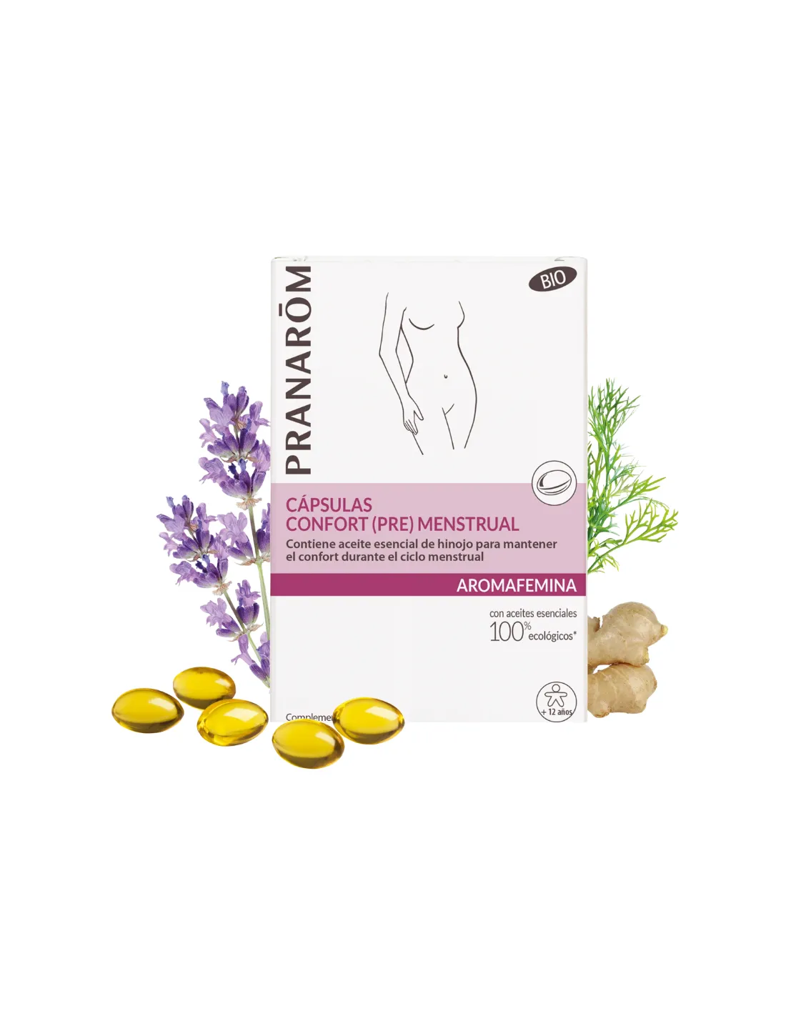 PRANAROM Aromafemina 30 Cápsulas Confort (Pre) Menstrual