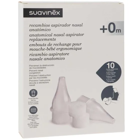 Suavinex recambios para el aspirador nasal anatómico