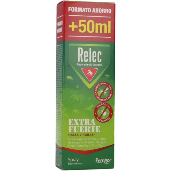 Relec Spray repelente de insectos Extra fuerte Formato Ahorro