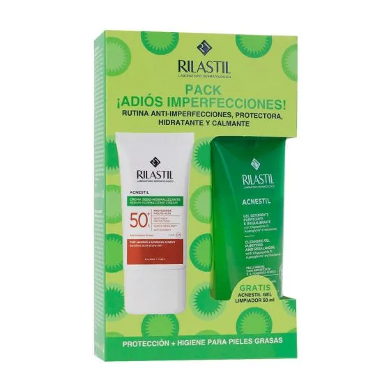 Rilastil Acnestil Crema Fotoprotectora SPF50+ Sebonormalizante