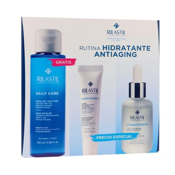 Rilastil Hydrotenseur Rutina Antiedad en 3 Pasos