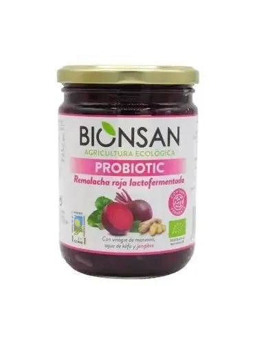 REMOLACHA ROJA lactofermentada jengibre 420gr. ECO