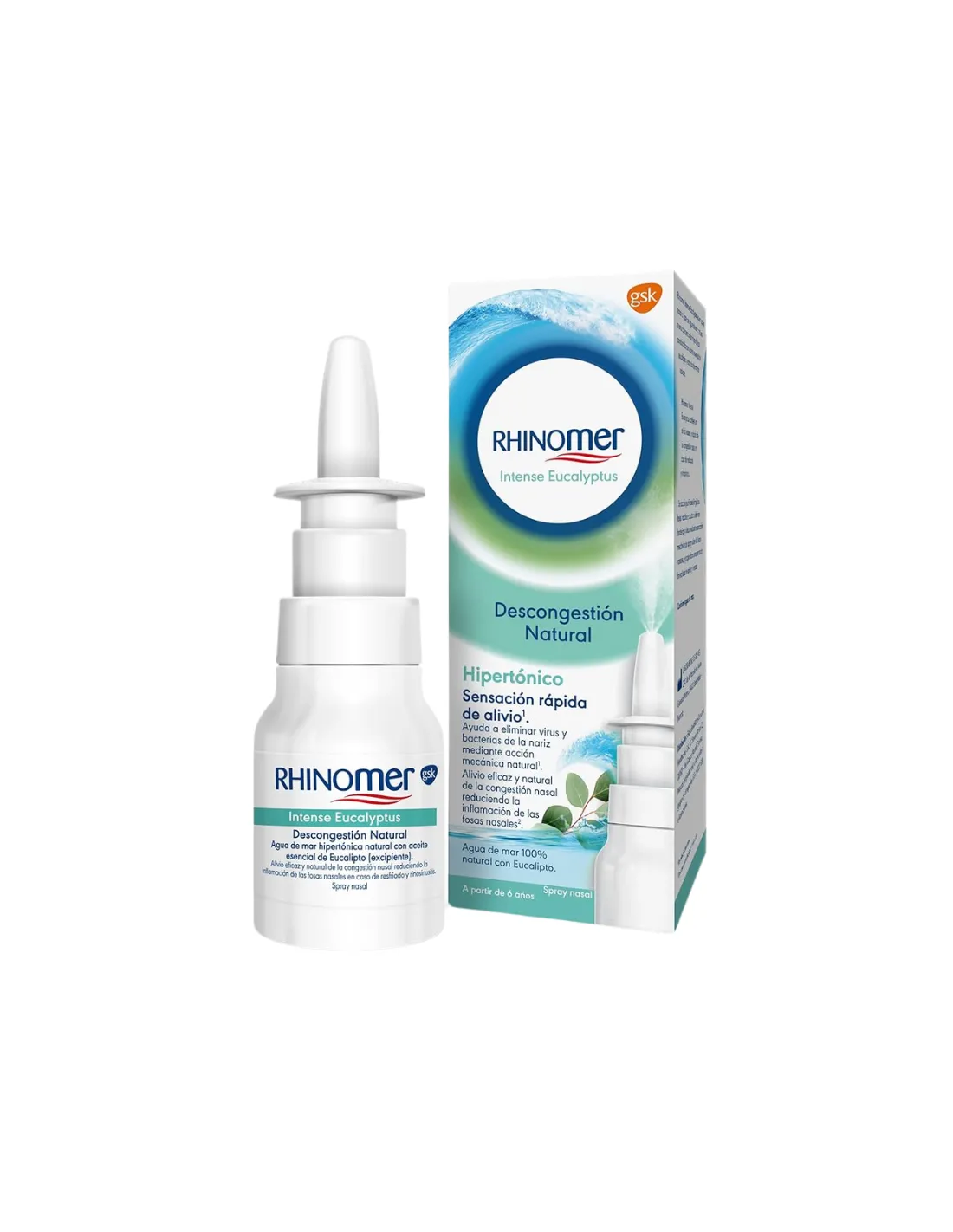 RHINOMER Descongestión Intensa Natural 20 ml
