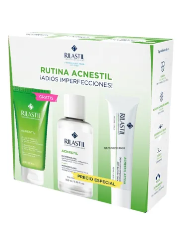 RILASTIL ACNESTIL CREMA Y MICROPEELING PACK