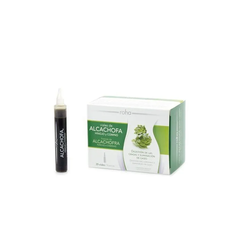 Roha Viales de Alcachofa, Hinojo y Comino 20 und