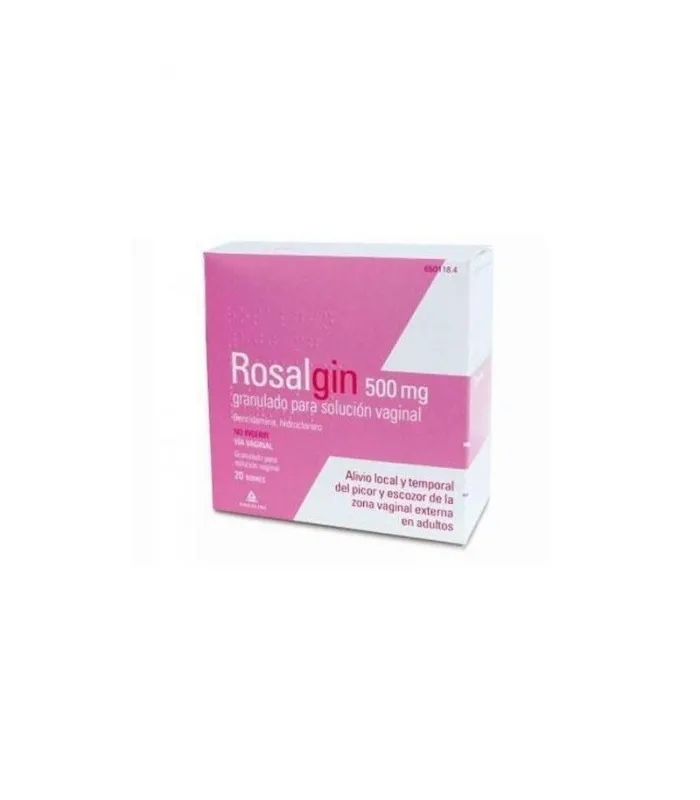 Rosalgin 500 Mg Granulado Solucion Vaginal 20 Sobres