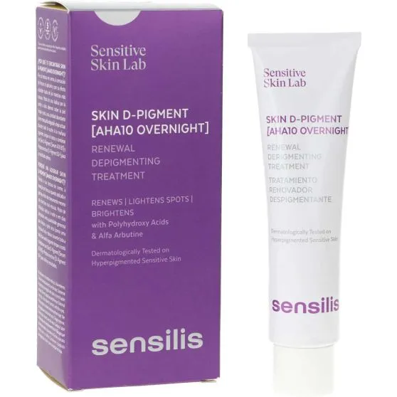 Sensilis Skin Crema de noche Anti-manchas D-Pigment AHA10 30 ml