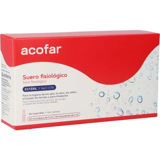 Acofar Suero fisiológico estéril
