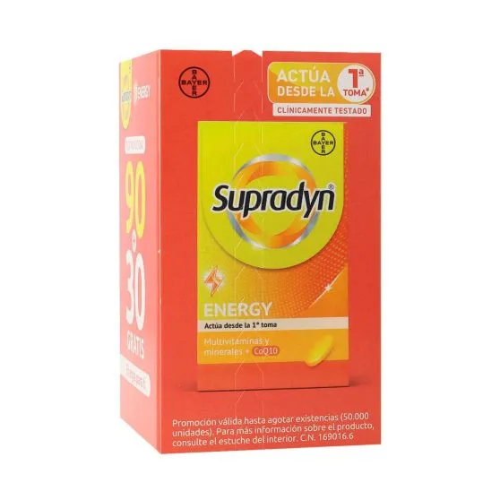 Supradyn Energy 90 días + 30 Gratis