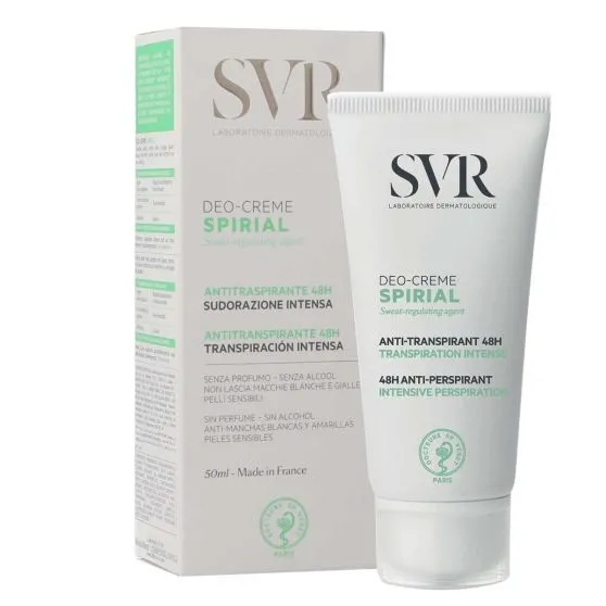 SVR Spirial Desodorante Crema Transpiración intensa 50 ml