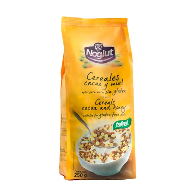 CEREALES CACAO Y MIEL SIN GLUTEN NOGLUT 225g