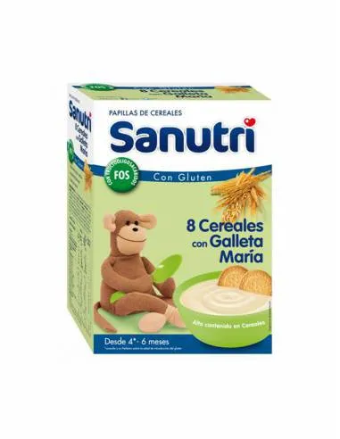 SANUTRI PAPILLA 8 CEREALES CON GALLETA MARIA