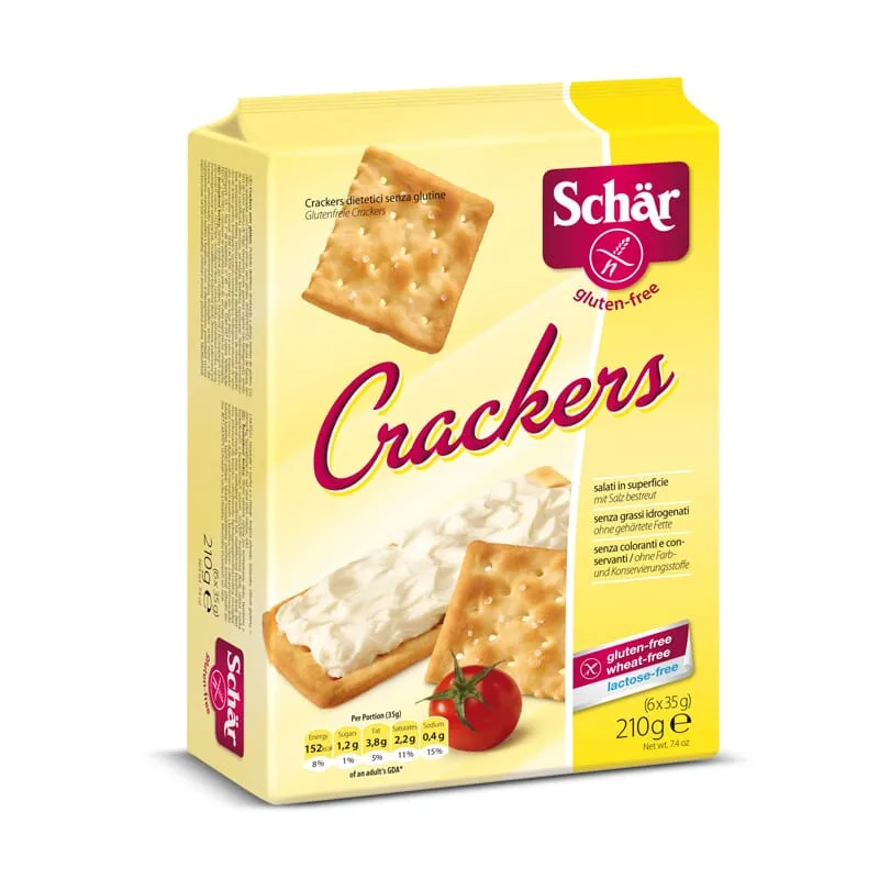 CRACKERS SIN GLUTEN 210g
