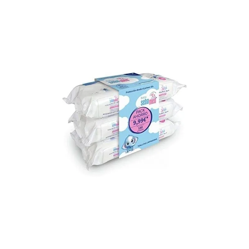Sebamed Baby Toallitas Pack 3x60 uds