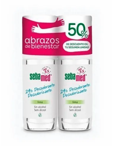 SEBAMED DESODORANTE 24H ROLL-ON DUPLO 2 X 50 ML