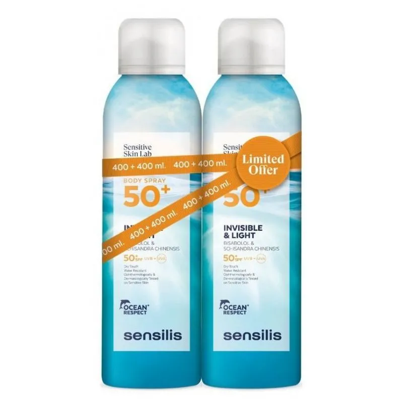 Sensilis Body Spray SPf-50+ Duplo 2 x 200ml