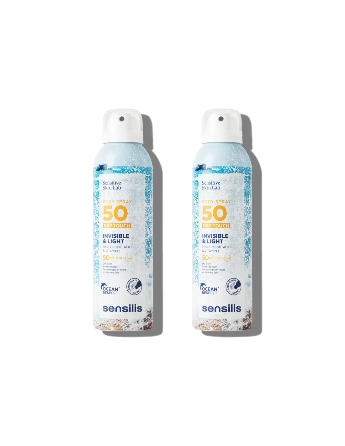 SENSILIS Duplo Body Spray 50 Dry Touch 2x200 ml