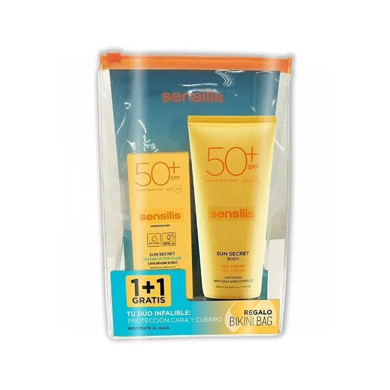 Sensilis Sun Secret Pack Water Fluid SPF50+ 40ml + Gel Crema SPF50+ 200ml