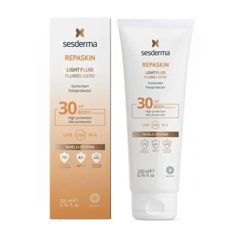 Sesderma Repaskin Fluído Ligero Corporal SPF30 200 ml