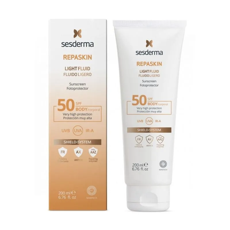 Sesderma Repaskin Fluído Ligero Corporal SPF50 200 ml