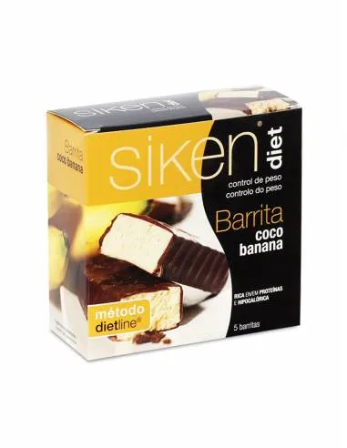 SIKENDIET BARRITA COCO BANANA 5 UNIDADES
