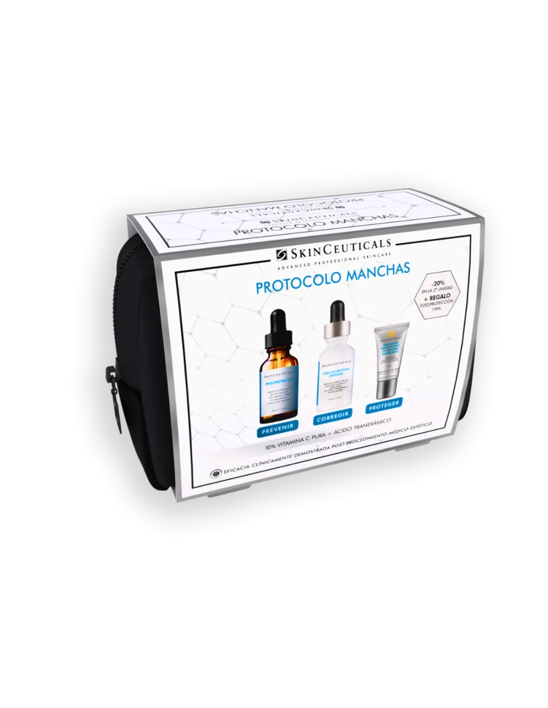 SKINCEUTICALS Cofre Regalo 2023 Phloretin Cf 30 ml + Discoloration Defense 30 ml + Advanced Brightening Uv Defense SPF 50 15 ml
