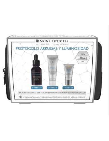 SKINCEUTICALS PROTOCOLO ARRUGAS Y LUMINOSIDAD COFRE