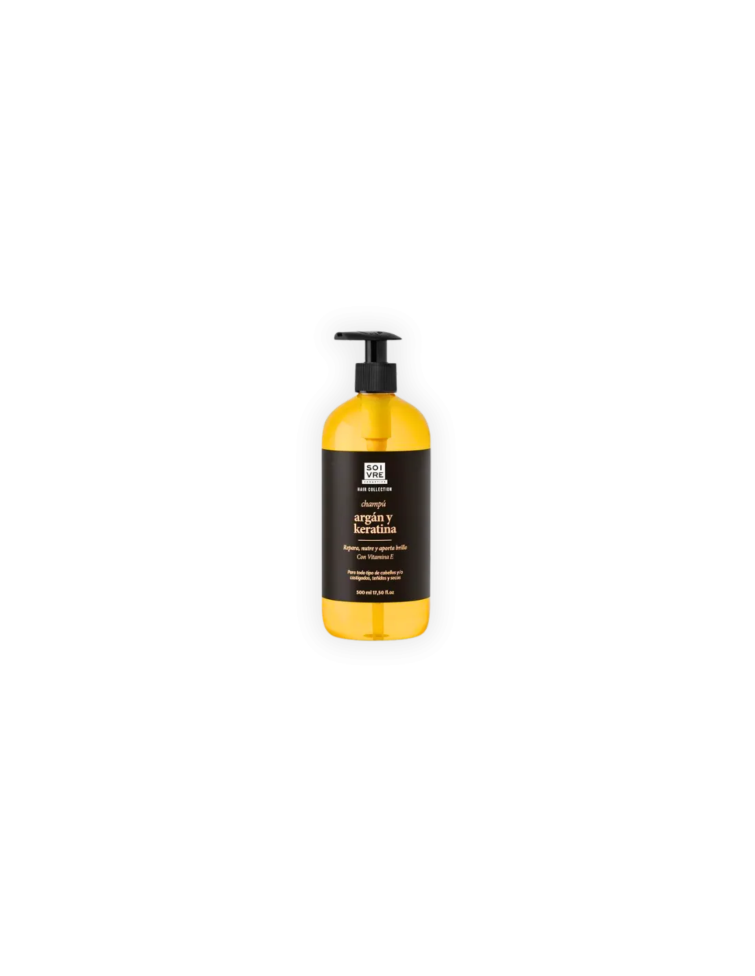 SOIVRE Champú Argan & Keratina Nutritivo 500 ml