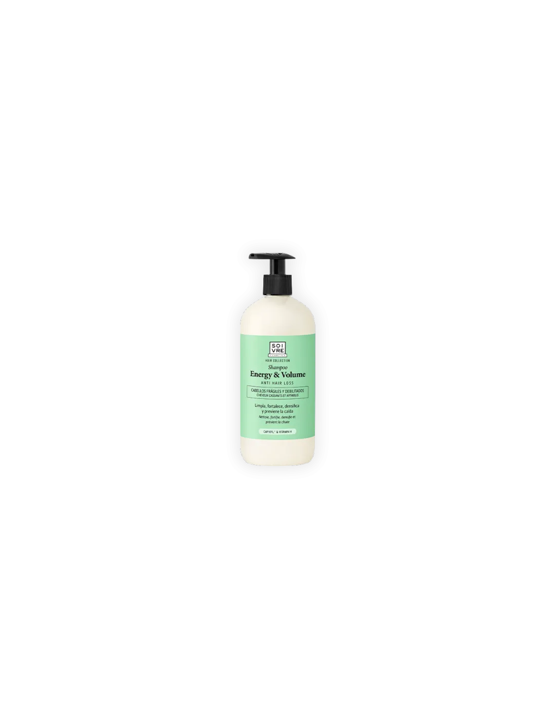 SOIVRE Champú Energía & Volumen Anticaída 500 ml