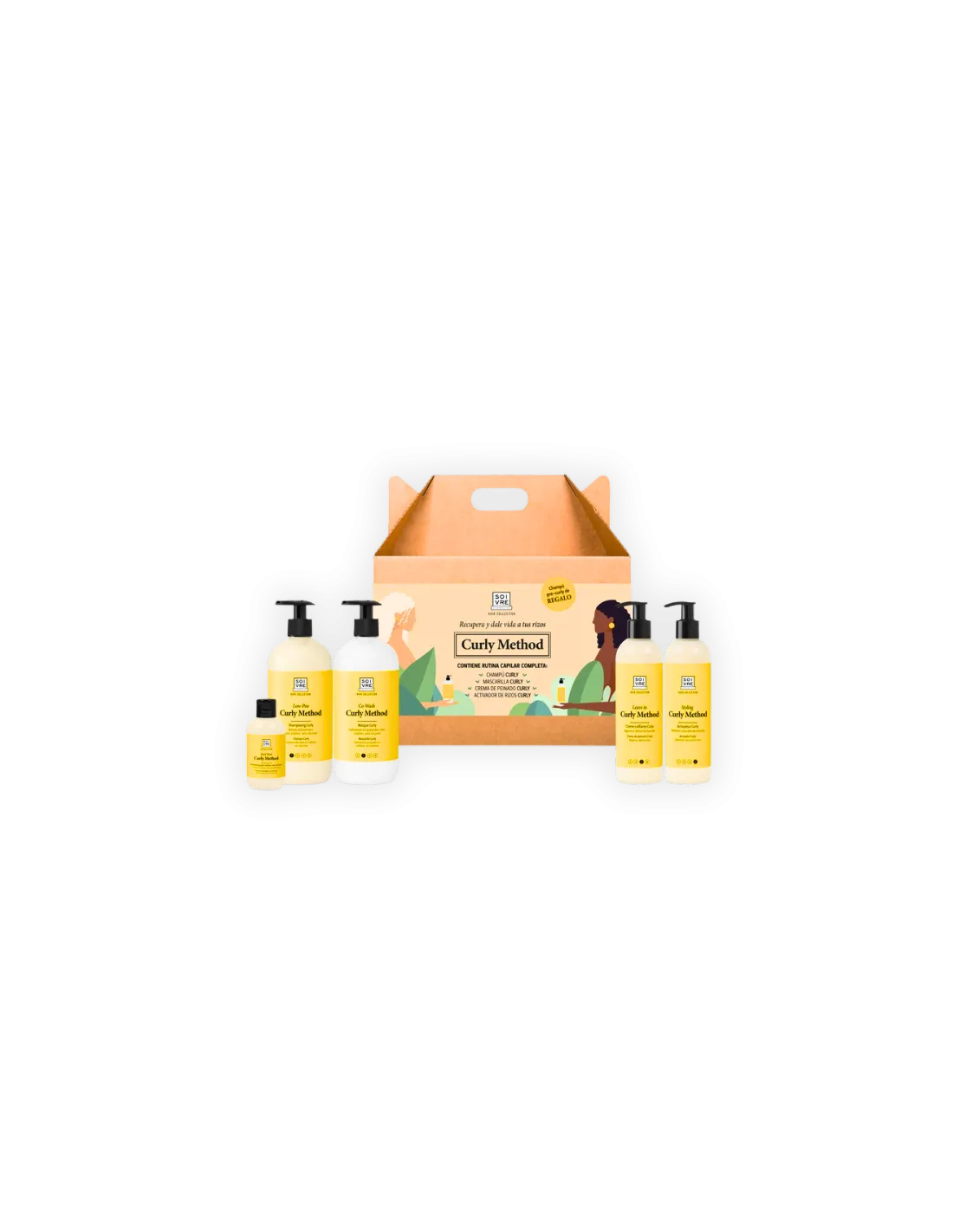 SOIVRE Pack Método Curly Rutina Completa 5 Productos