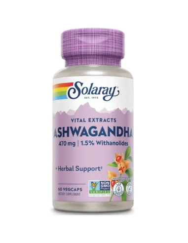 SOLARAY ASHWAGANDHA 470 MG 60 VEGCAPS