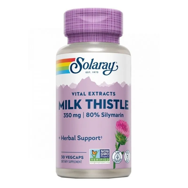 Solaray Milk Thistle 30 Vegcaps