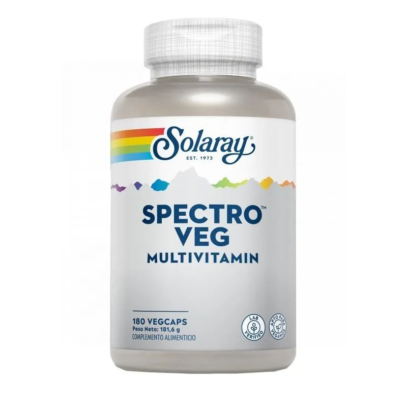 Solaray Spectro Veg Multivitamin 60 Vegcaps