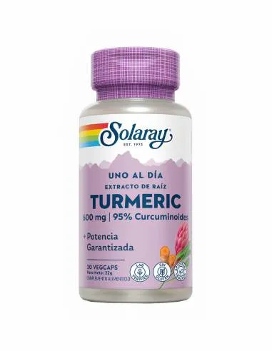 SOLARAY TURMERIC CURCUMA 600 MG 30 CÁPSULAS