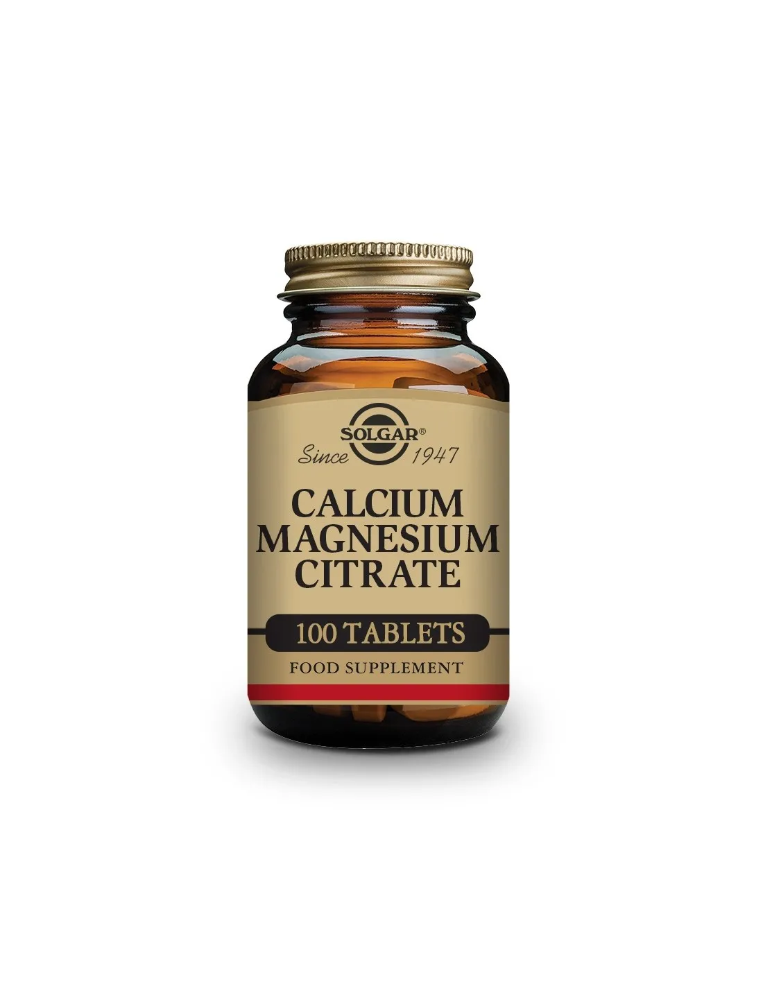 Solgar calcio magnesio citrato 100 cápsulas