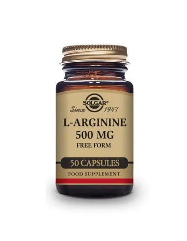 SOLGAR L-ARGININA 500 MG 50 CAPSULAS
