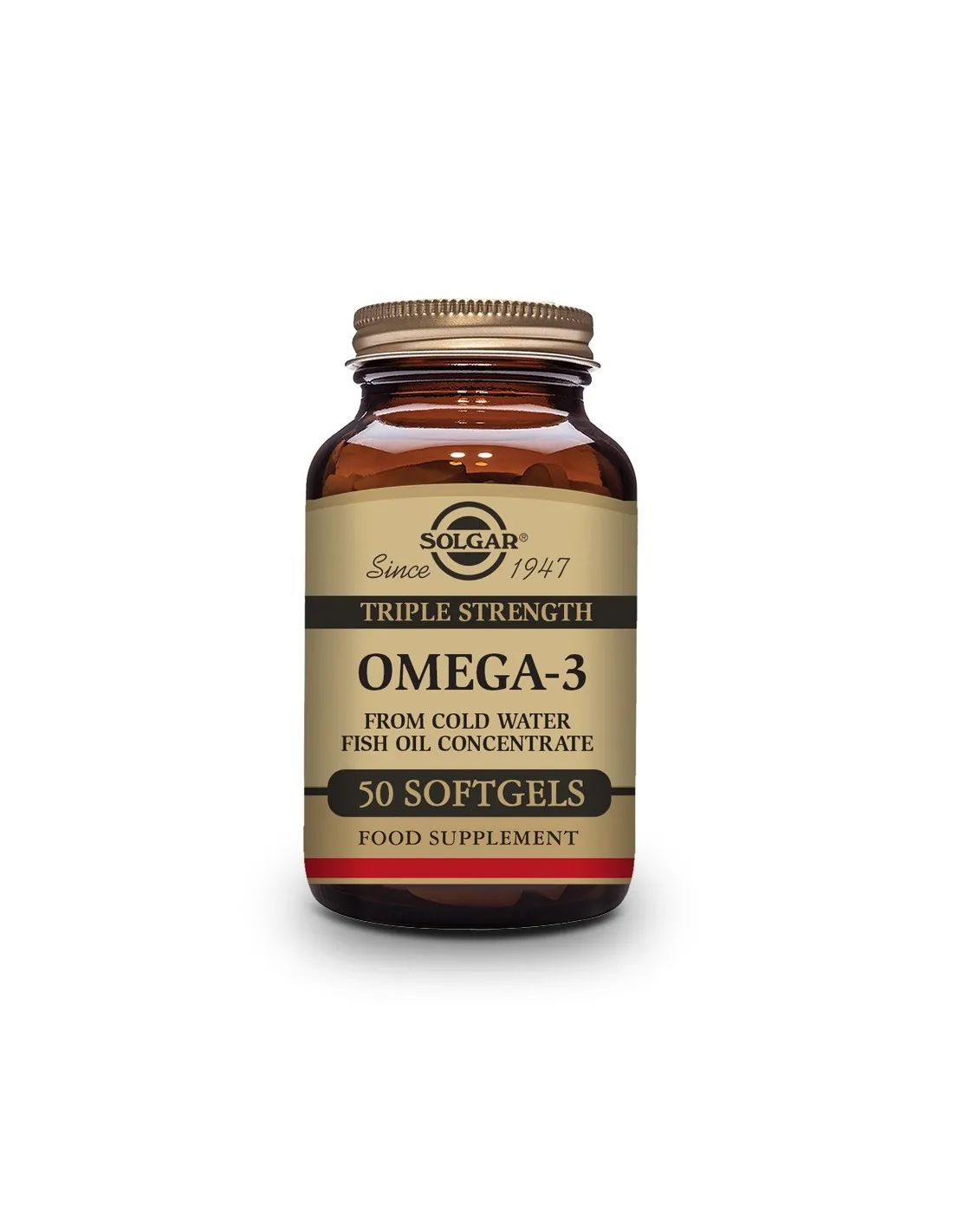 Solgar omega-3 triple concentración 50 cápsulas
