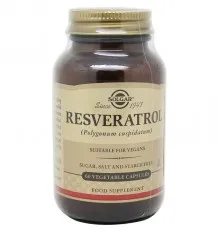 Solgar Resveratrol 100mg 60 Cápsulas
