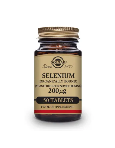 SOLGAR SELENIO 200 MCG 50 COMPRIMIDOS