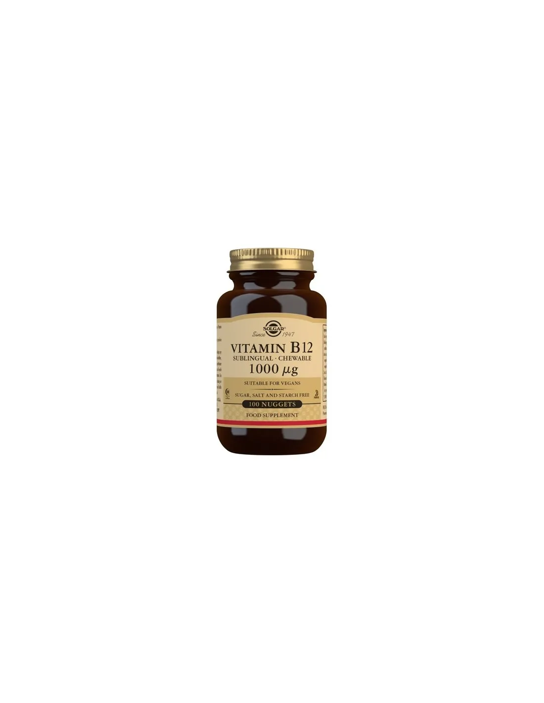 Solgar vitamina b12 1000mcg 100 comprimidos