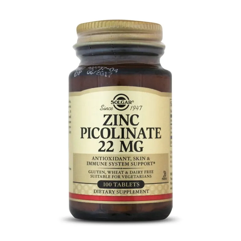 ZINC PICOLINATE 22mg 100 Tabs