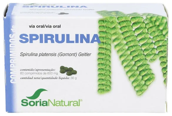 Spirulina 60 Comp Soria Natural