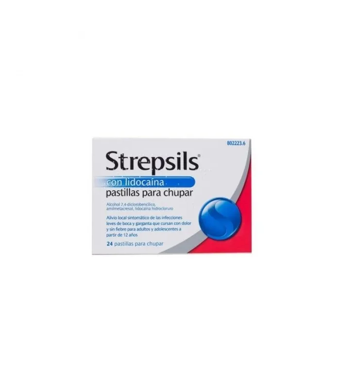 Strepsils Lidocaina 24 Pastillas Para Chupar