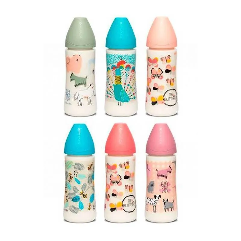 Suavinex Biberón PC Tetina Silicona Redonda 3 Posiciones 360ml