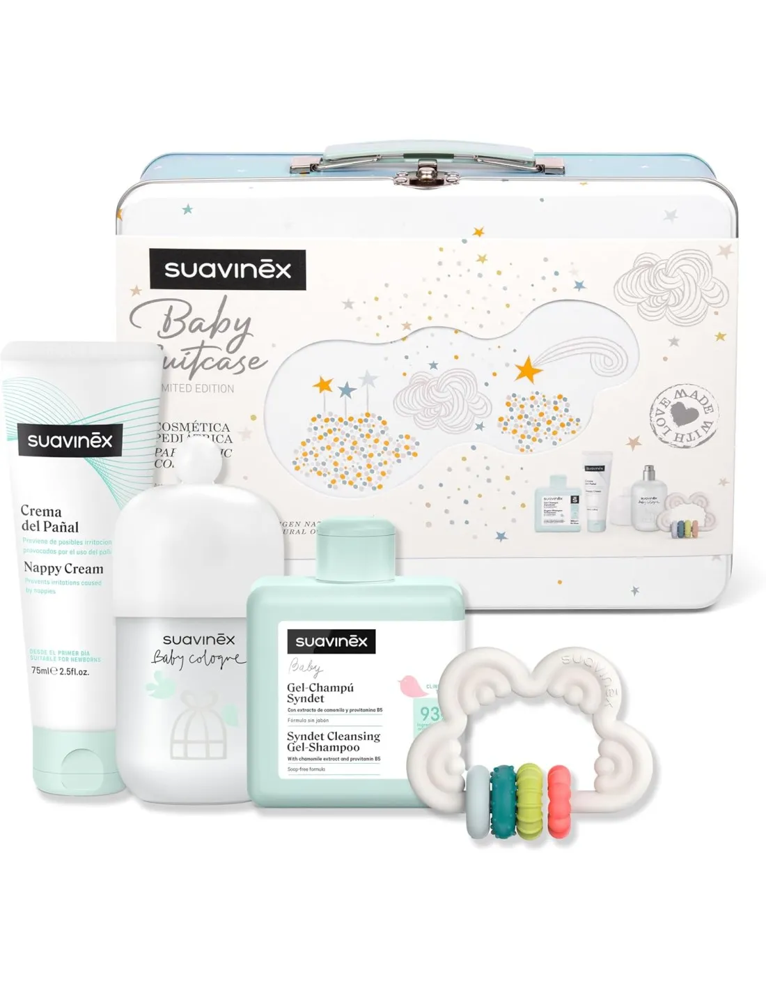 SUAVINEX Baby Suitcase Set Color Azul