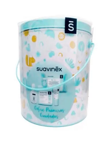 SUAVINEX CUBO METAL BEBÉ MINT & MOSTAZA PACK
