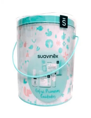 SUAVINEX CUBO METAL BEBE MINT & ROSA PACK