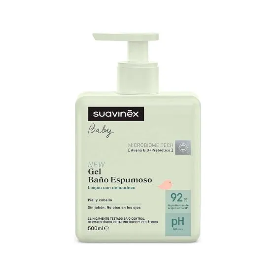 Suavinex Baby Gel de Baño Espumoso 500 ml