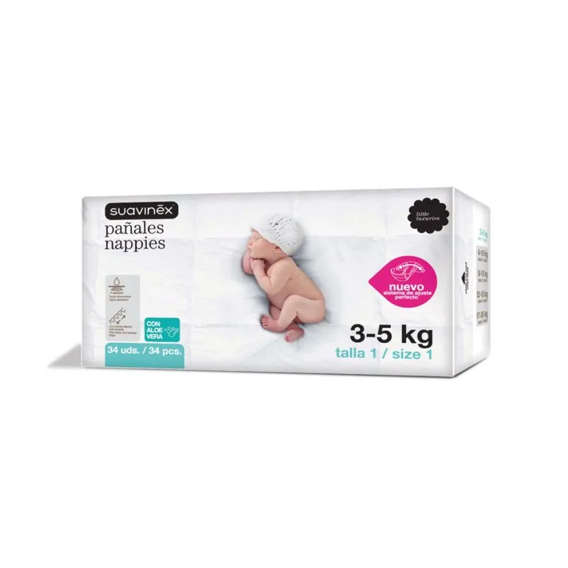 Suavinex Pañales Recién Nacido 3-5 kg 36 uds