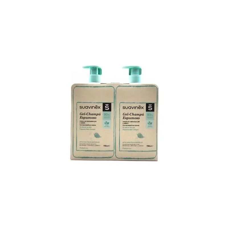 Suavinex Pediatric Gel Champú Espumoso 2 x 750ml